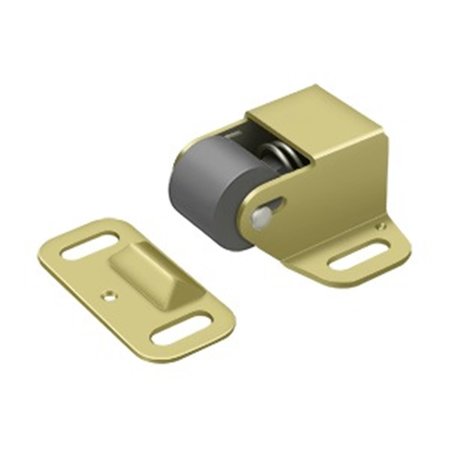 DENDESIGNS Brass Surface Mounted Roller CatchPolished Brass DE577016